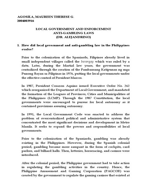 philippines gambling laws|Document1 .
